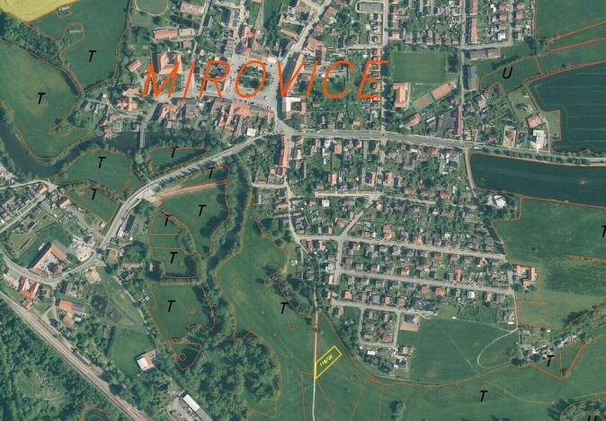 Prodej pole, Mirovice, 1251 m2