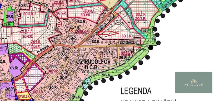 Prodej pozemku pro bydlení, Rudolfov, Jivenská, 657 m2