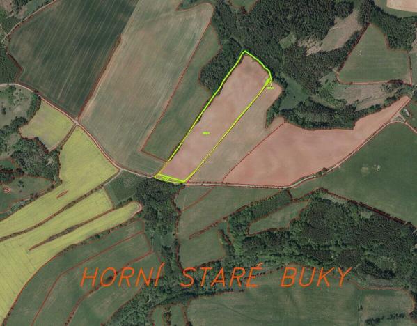 Prodej pole, Staré Buky, 71140 m2
