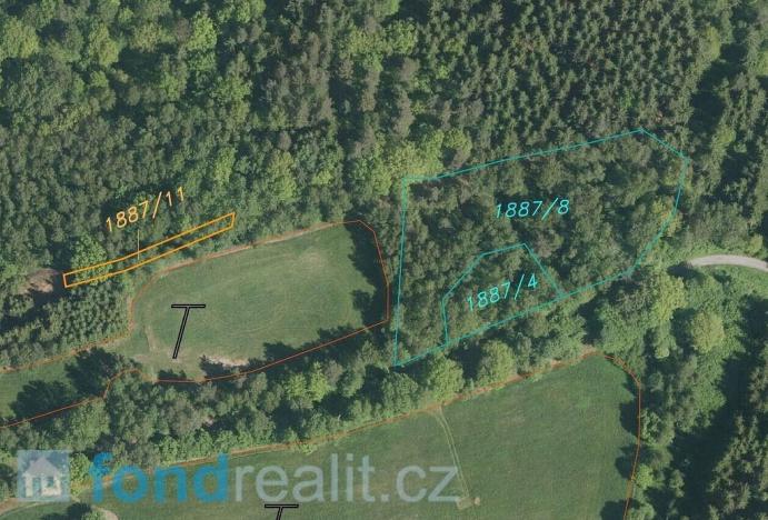 Prodej pozemku, Kaplice - Blansko, 19480 m2