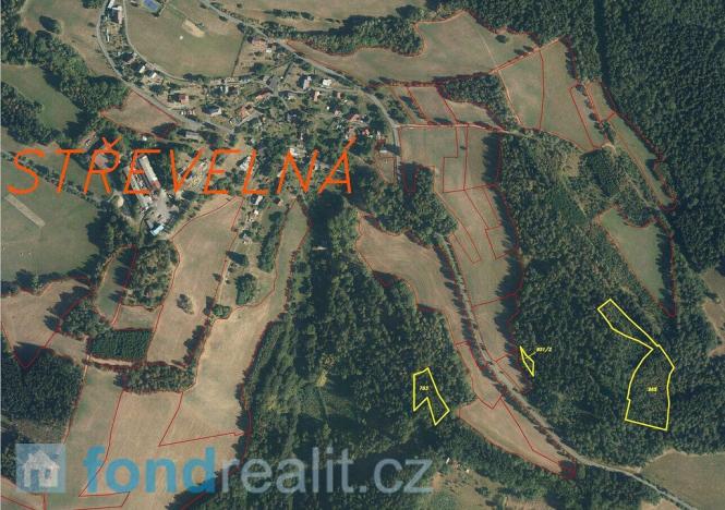 Prodej pole, Železný Brod, 12622 m2