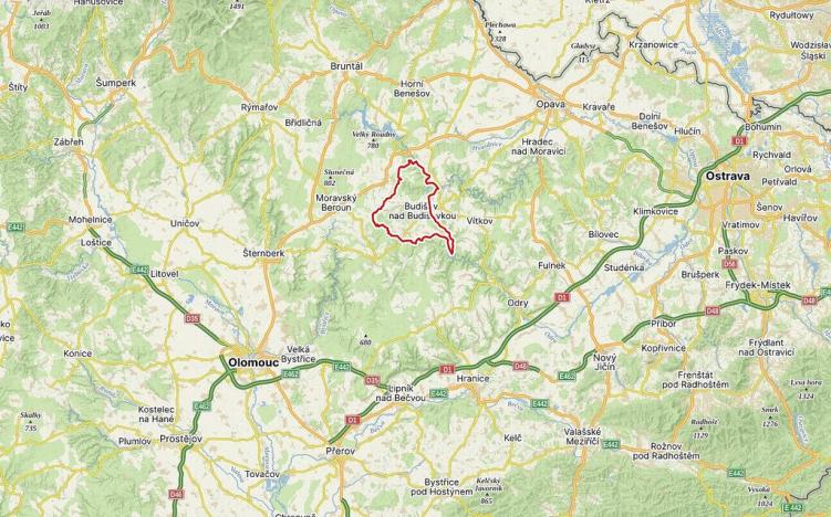 Prodej pozemku, Budišov nad Budišovkou, 41941 m2