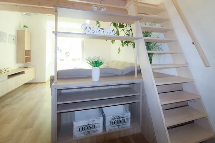 Pronájem bytu 1+1, Praha - Karlín, Vítkova, 43 m2