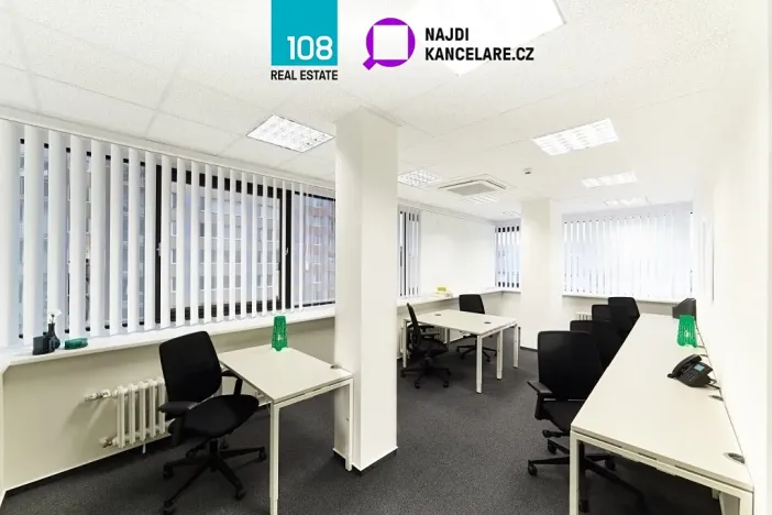 Pronájem kanceláře, Praha - Holešovice, Dělnická, 1500 m2