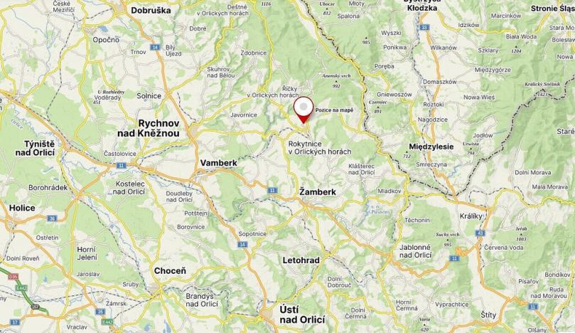 Prodej pozemku, Rokytnice v Orlických horách, 858 m2