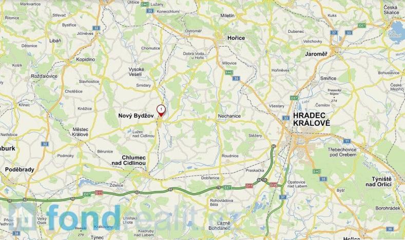 Prodej pozemku, Nový Bydžov, 4465 m2