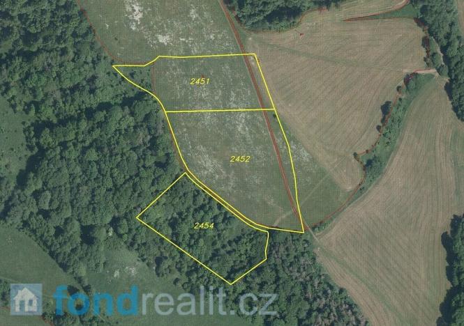 Prodej pole, Mírová pod Kozákovem, 20044 m2