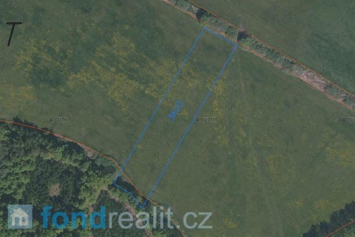 Prodej pole, Dříteň - Záblatí, 949 m2