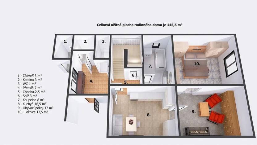 Prodej rodinného domu, Kozojedy, 145 m2