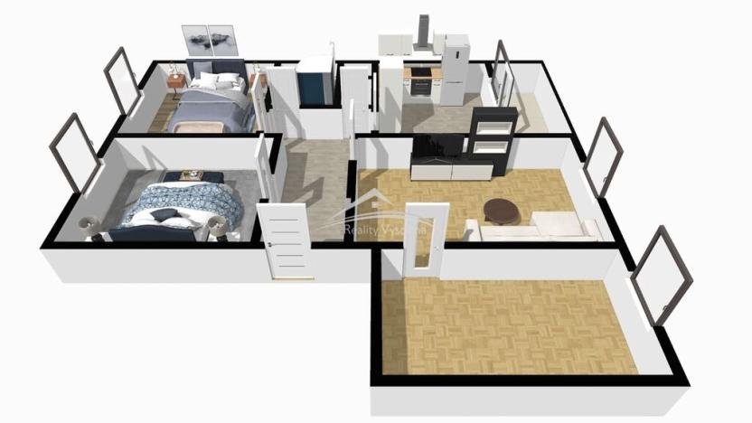 Prodej bytu 4+1, Žirovnice, Babory, 87 m2