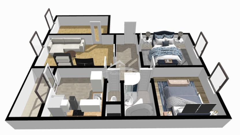 Prodej bytu 4+1, Žirovnice, Babory, 87 m2