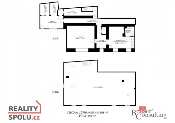 Prodej rodinného domu, Lomnice, Poštovská, 60 m2