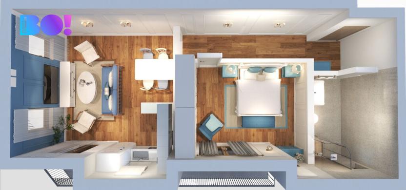 Prodej bytu 2+kk, Risan,Černá Hora, 54 m2