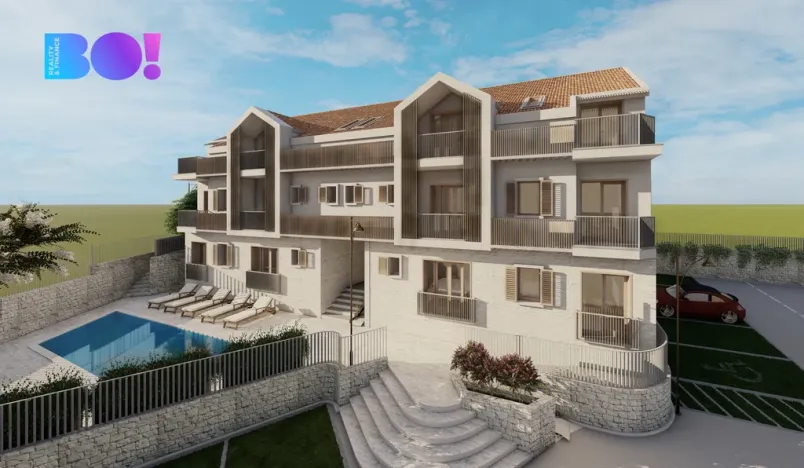 Prodej bytu 2+kk, Risan,Černá Hora, 58 m2