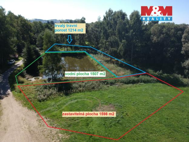 Prodej pozemku pro bydlení, Červený Hrádek, 4319 m2