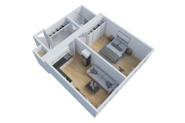 Prodej bytu 2+kk, Praha - Žižkov, Hartigova, 51 m2