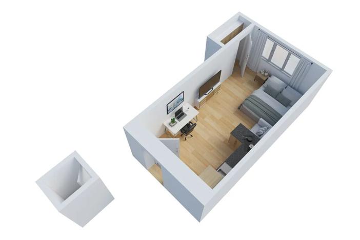 Prodej bytu 1+kk, Praha - Žižkov, Hartigova, 22 m2