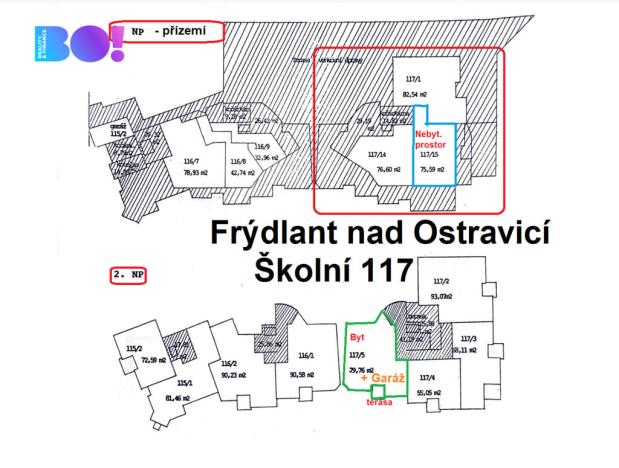 Prodej bytu 3+1, Frýdlant nad Ostravicí, Školní, 95 m2