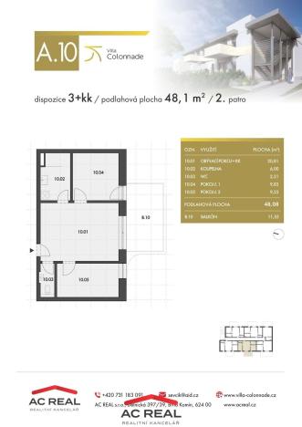 Prodej apartmánu, Lednice, Slovácká, 48 m2