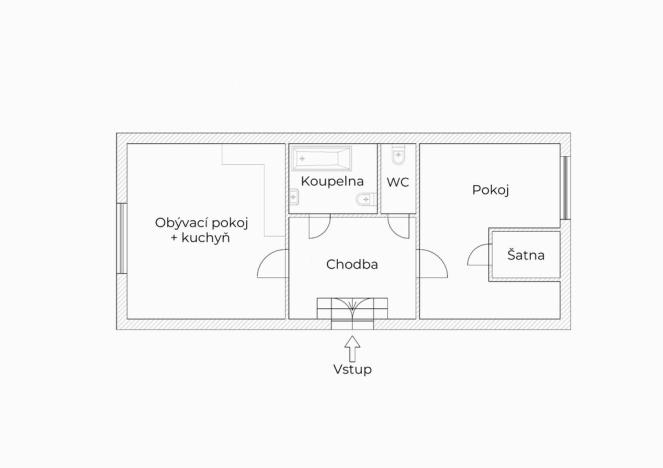Prodej bytu 2+kk, Praha - Vinohrady, Lucemburská, 57 m2