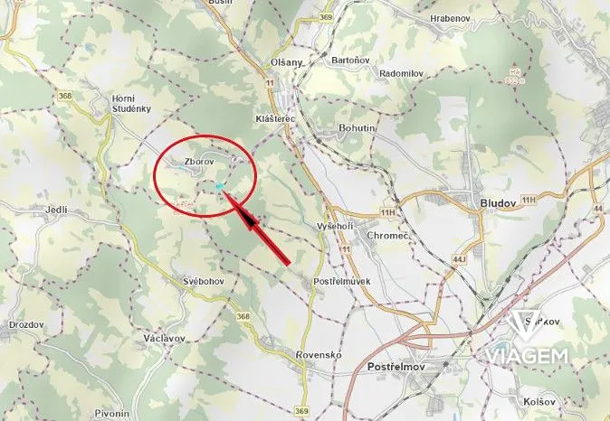 Prodej zahrady, Zborov, 8607 m2