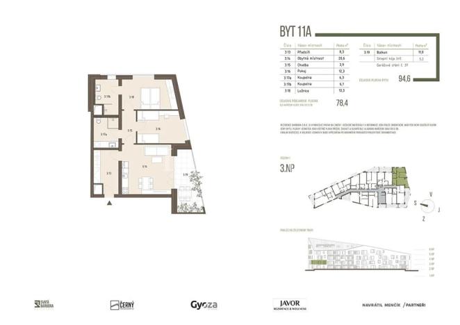 Prodej bytu 3+kk, Železná Ruda, 71 m2