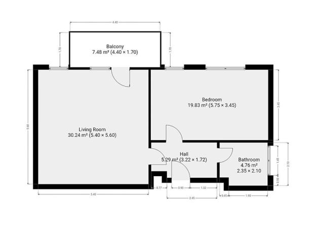 Pronájem bytu 2+kk, Praha - Žižkov, Dagmar Burešové, 63 m2