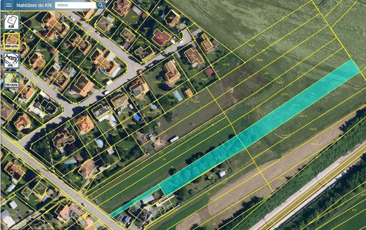 Dražba pozemku, Troubsko, Ostopovická, 3211 m2