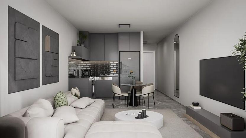 Prodej bytu 1+kk, Trikomo, Kypr, 51 m2