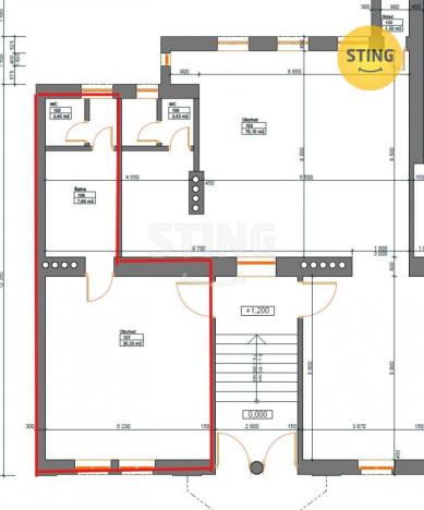 Pronájem komerční nemovitosti, Ostrava - Moravská Ostrava, S. K. Neumanna, 43 m2