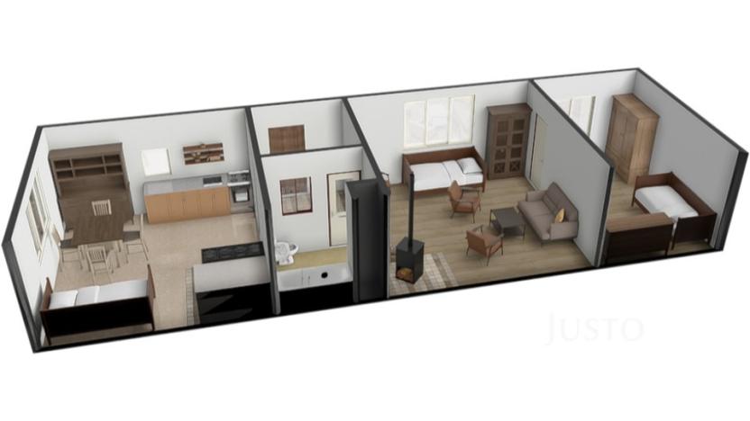 Prodej rodinného domu, Dobev - Nová Dobev, 64 m2