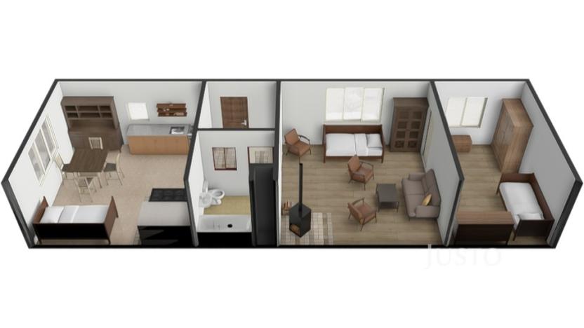 Prodej rodinného domu, Dobev - Nová Dobev, 64 m2