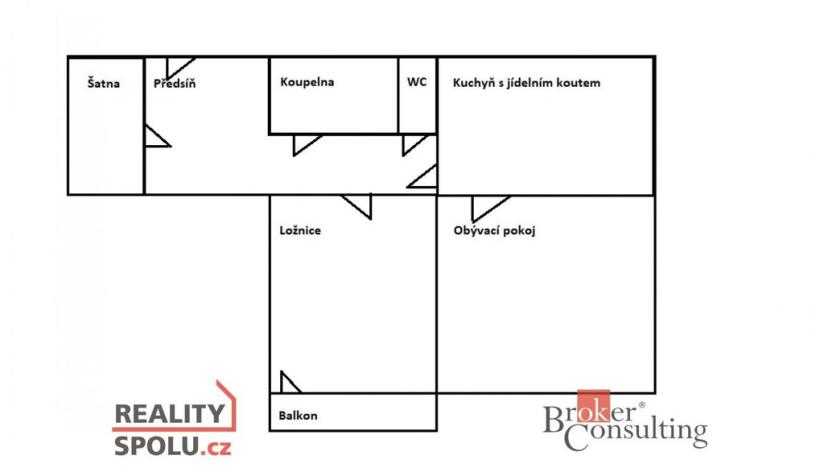 Pronájem bytu 2+1, Liberec - Liberec III-Jeřáb, Matoušova, 65 m2