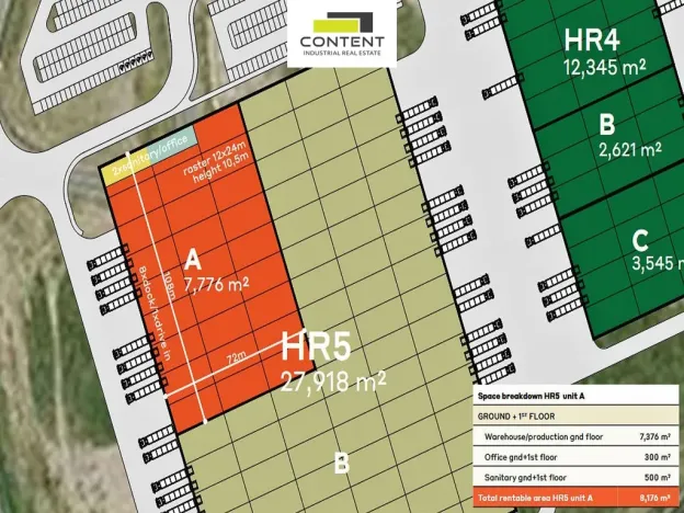 Pronájem výrobních prostor, Hranice - Hranice IV-Drahotuše, Olomoucká, 7776 m2