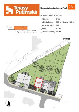 Prodej bytu 3+kk, Písek, Dolní, 63 m2