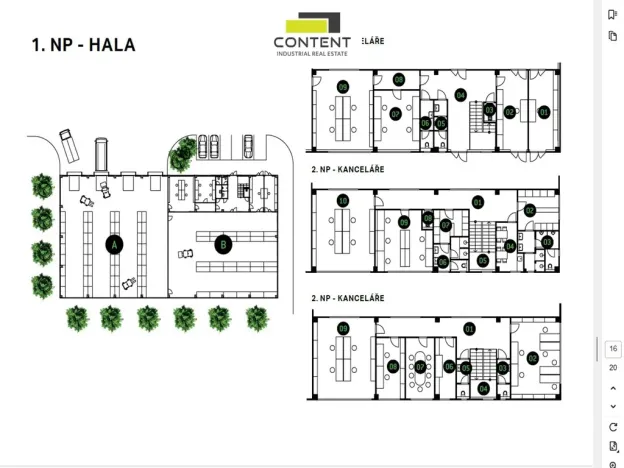 Pronájem výrobních prostor, Zlín, Rybníky VII, 1000 m2