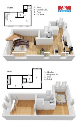 Prodej rodinného domu, Bavoryně, 80 m2