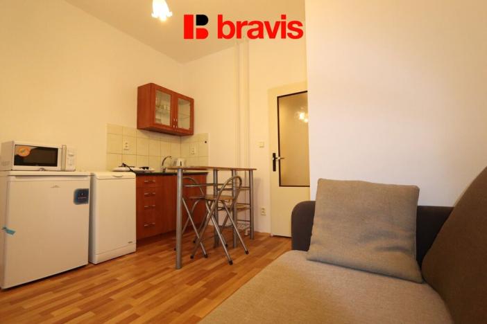 Pronájem bytu 1+kk, Brno - Veveří, Úvoz, 22 m2