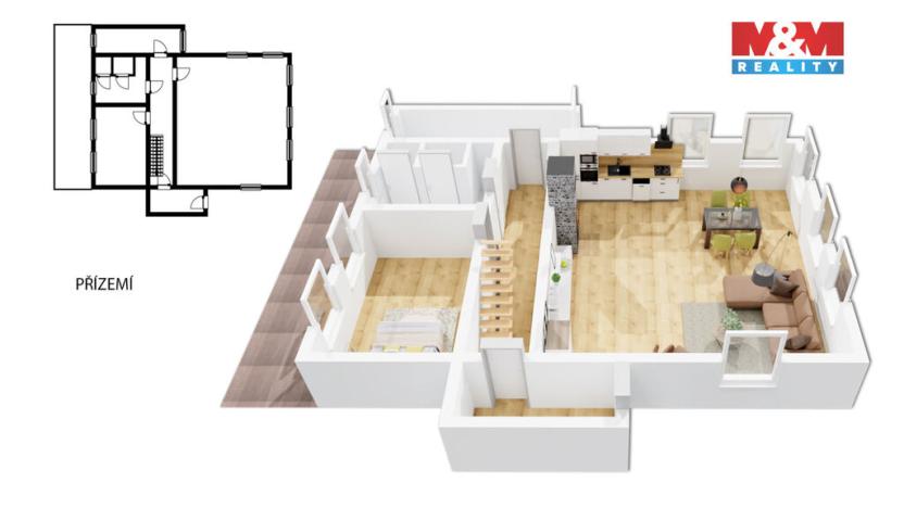 Prodej chalupy, Mladkov, 102 m2