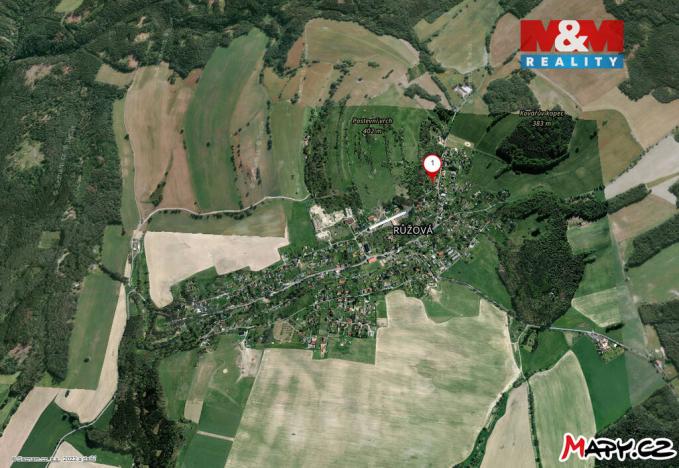 Prodej pozemku pro bydlení, Růžová, 2091 m2