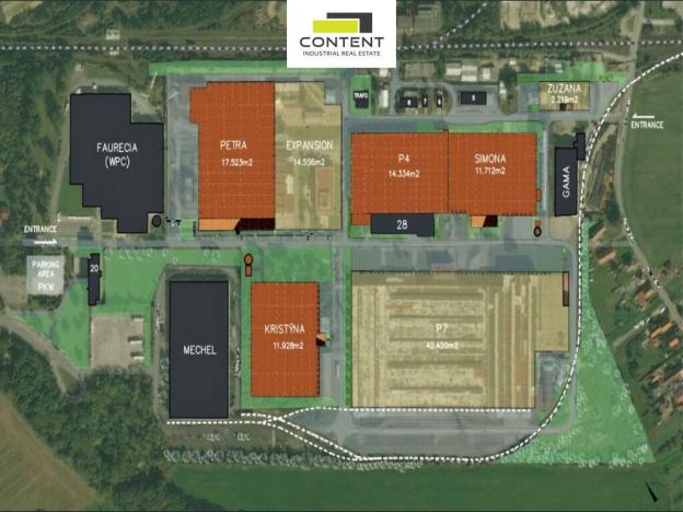 Pronájem skladu, Pardubice - Pardubičky, Průmyslová, 14556 m2