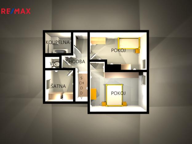 Prodej rodinného domu, Dačice - Dačice III, Svobodova, 93 m2