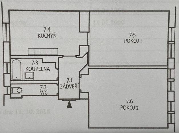 Prodej bytu 2+1, Praha - Karlín, Prvního pluku, 73 m2