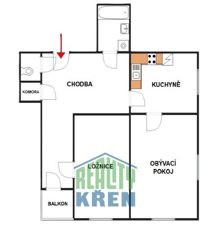 Pronájem bytu 2+1, Praha - Střešovice, 74 m2