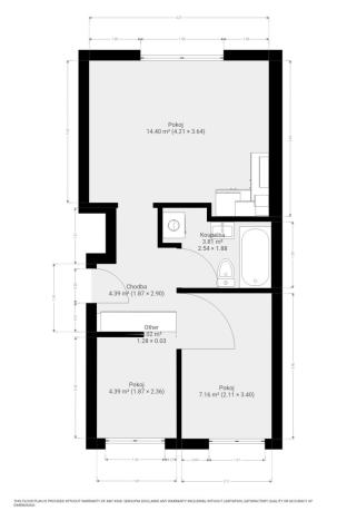 Pronájem bytu 3+kk, Kuřim, Bezručova čtvrť, 37 m2