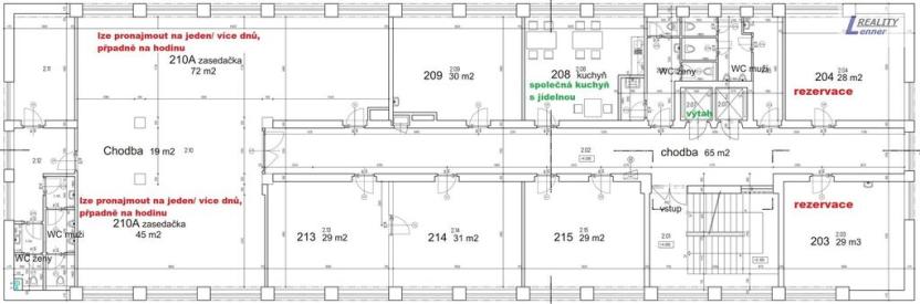 Pronájem kanceláře, Příbram - Příbram VI-Březové Hory, K Podlesí, 60 m2