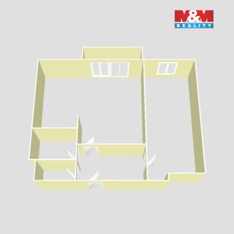 Prodej bytu 2+kk, Teplice - Trnovany, Jana Koziny, 56 m2