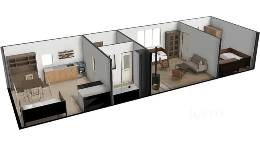 Prodej rodinného domu, Dobev, 64 m2