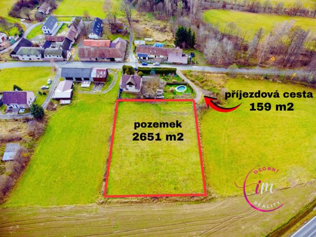 Prodej pozemku pro bydlení, Okrouhlice - Chlístov, 2810 m2