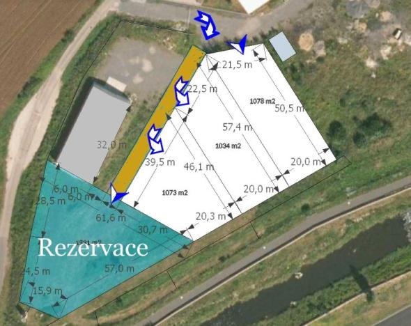 Pronájem komerčního pozemku, Králův Dvůr, Průmyslová, 1000 m2